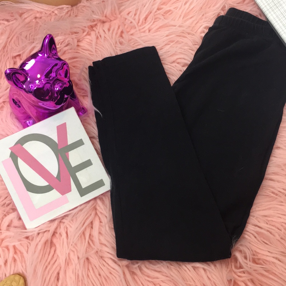 💎Girls Black Leggings Size L 10/12